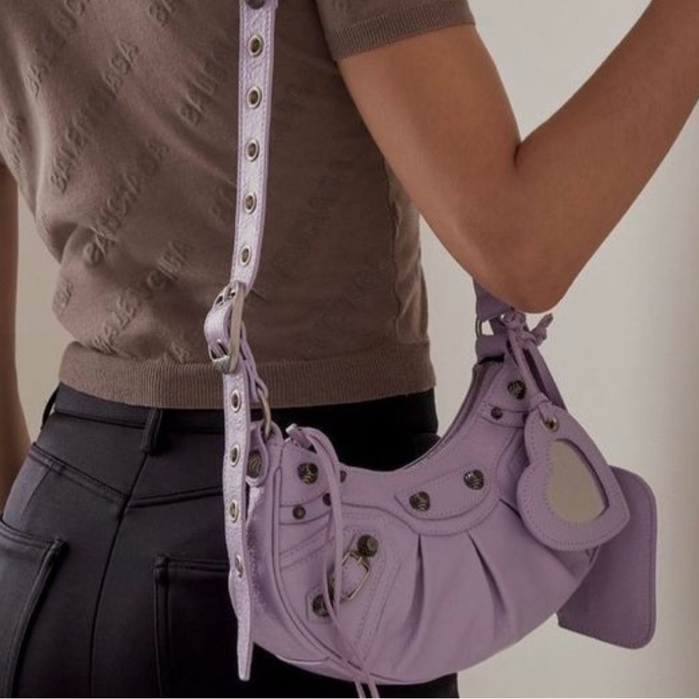 Purple Le Cagole bag